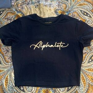 Alphalete crop top size small